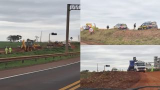Imagem referente a notícia: Motoristas perdem rota usada para evitar praça de pedágio em Corbélia