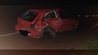 Imagem referente a notícia: Colisão entre dois veículos deixa condutores feridos na BR-369, em Corbélia