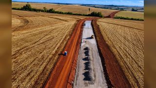 Imagem referente a notícia: Pavimentação de rodovias entre Cafelândia e Tupãssi chega a 25%